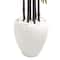 5ft. Bamboo Tree with Black Trunks in Decorative White Planter
